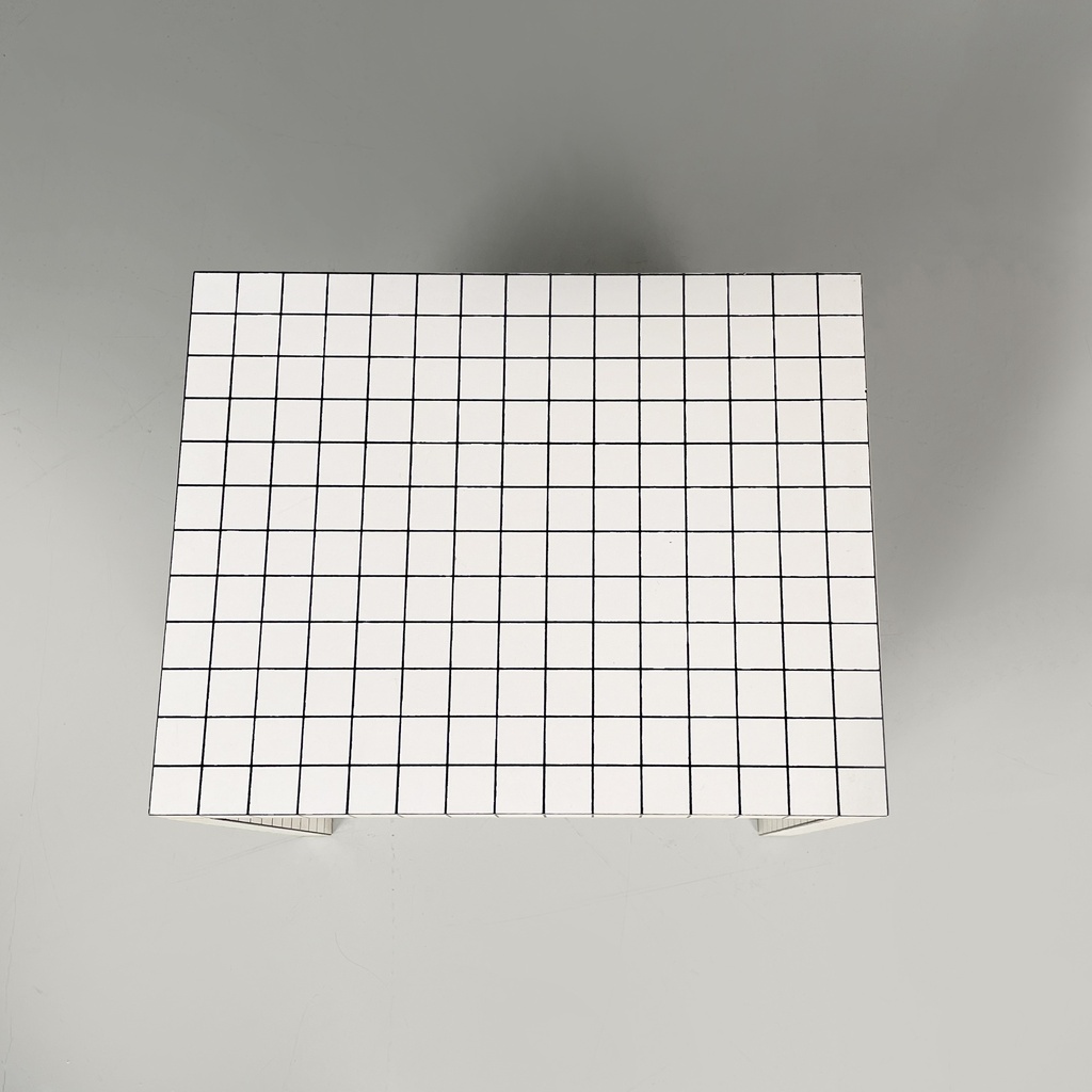 Sgabelli Quaderna di Design Superstudio per Zanotta, 1970 ca.