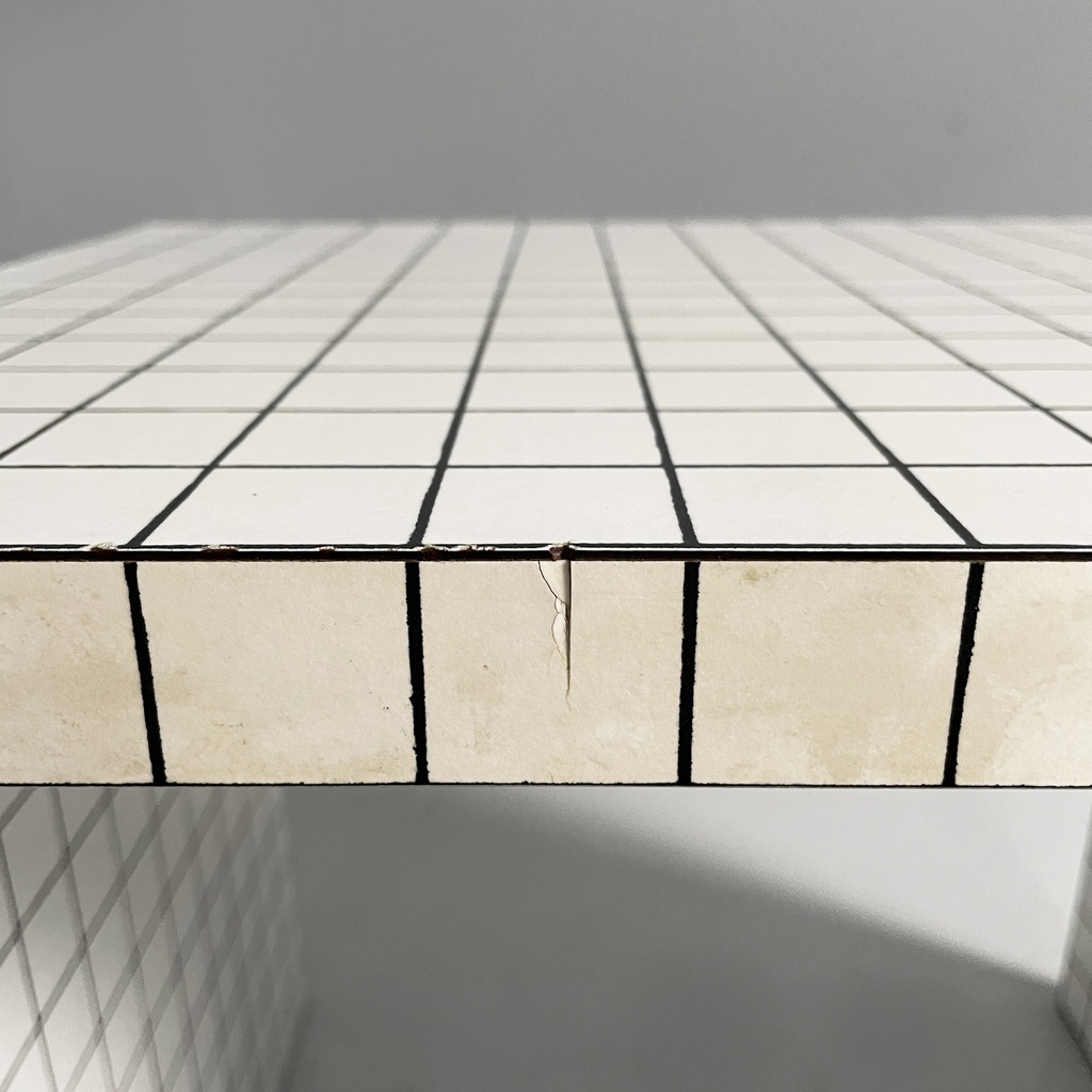 Sgabelli Quaderna di Design Superstudio per Zanotta, 1970 ca.