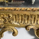 Specchio da parete in legno dorato, 1930 ca.