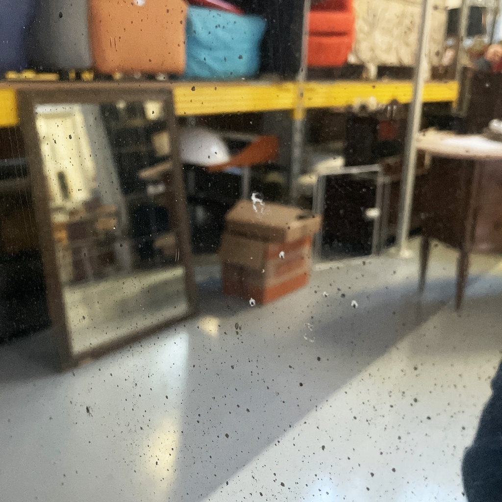 Specchio da parete in legno dorato, 1930 ca.