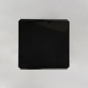 Carrello in legno nero, 1970 ca.