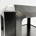 Carrello in legno nero, 1970 ca.