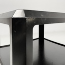 Carrello in legno nero, 1970 ca.