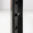 Carrello in legno nero, 1970 ca.