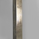 Lampada da terra in acciaio e vetro, 1940 ca.