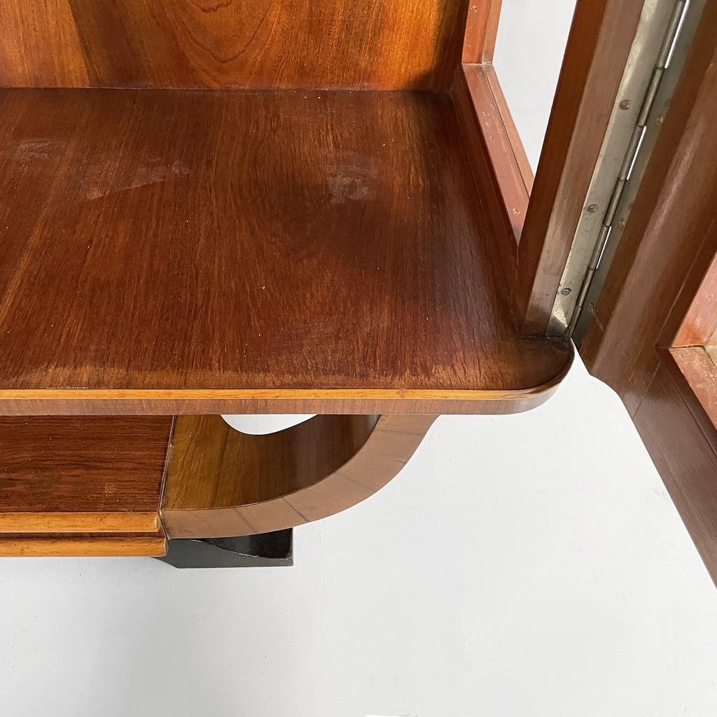 Vetrina in legno e vetro, 1930 ca.