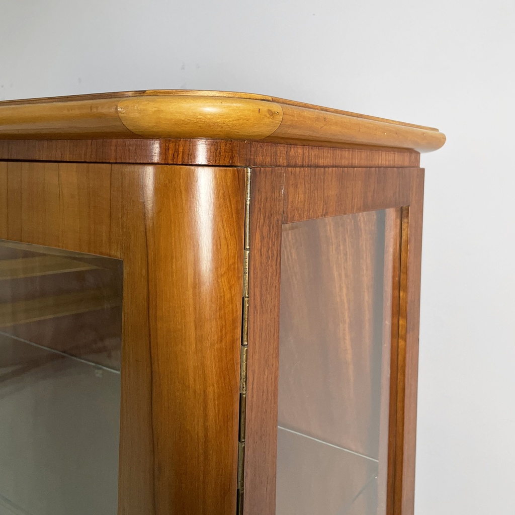 Vetrina in legno e vetro, 1930 ca.