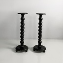 Piedistalli in legno nero, 1930 ca.