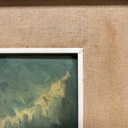 Quadro ad olio Malinconia di Ernesto Tramezzani, 1971