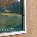 Quadro ad olio Malinconia di Ernesto Tramezzani, 1971