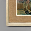 Quadro ad olio Malinconia di Ernesto Tramezzani, 1971