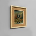 Quadro ad olio Malinconia di Ernesto Tramezzani, 1971