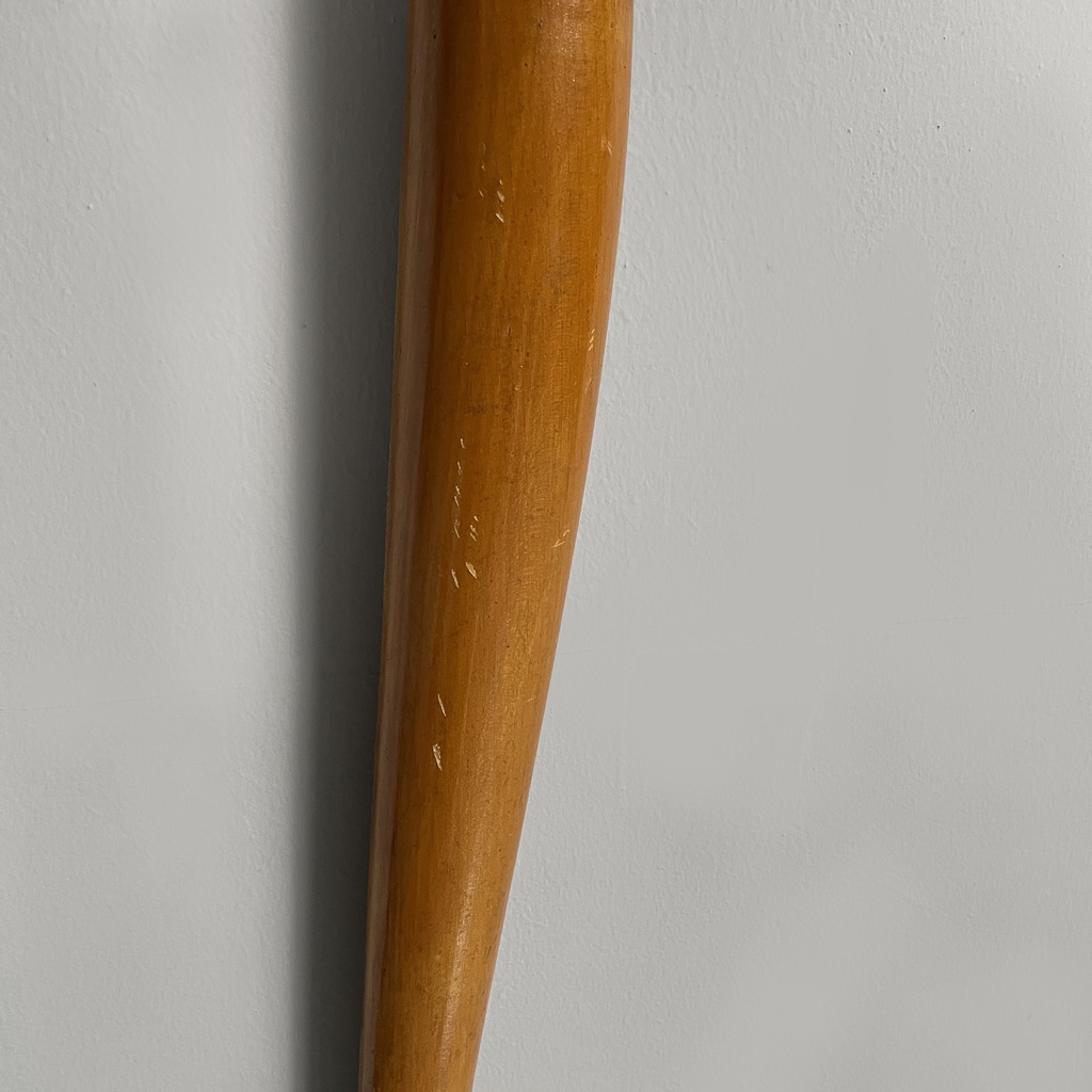 Consolle in legno e vetro retro-dipito vere, 1950 ca.