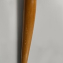 Consolle in legno e vetro retro-dipito vere, 1950 ca.