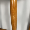 Consolle in legno e vetro retro-dipito vere, 1950 ca.