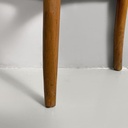 Consolle in legno e vetro retro-dipito vere, 1950 ca.