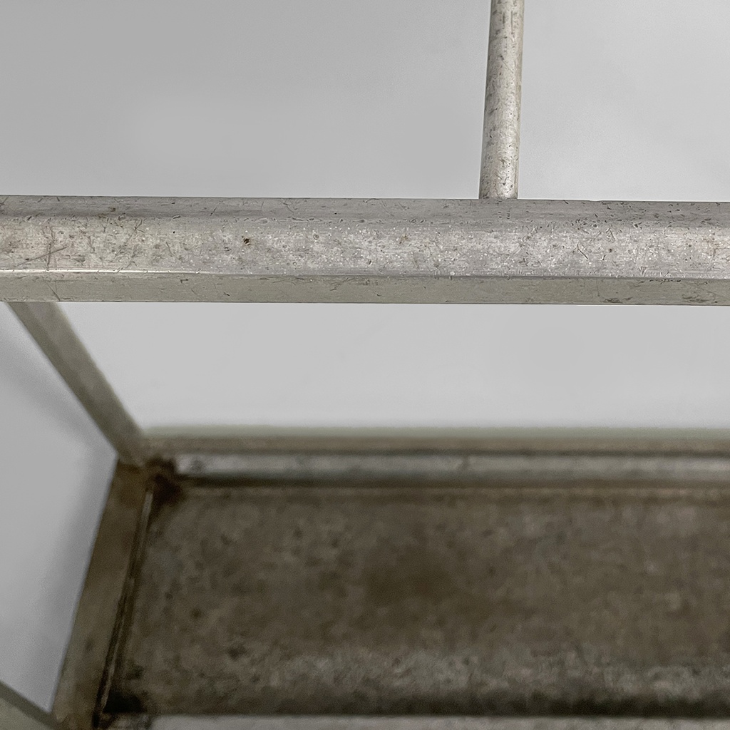 Portaombrelli in alluminio e ferro, 1950 ca.