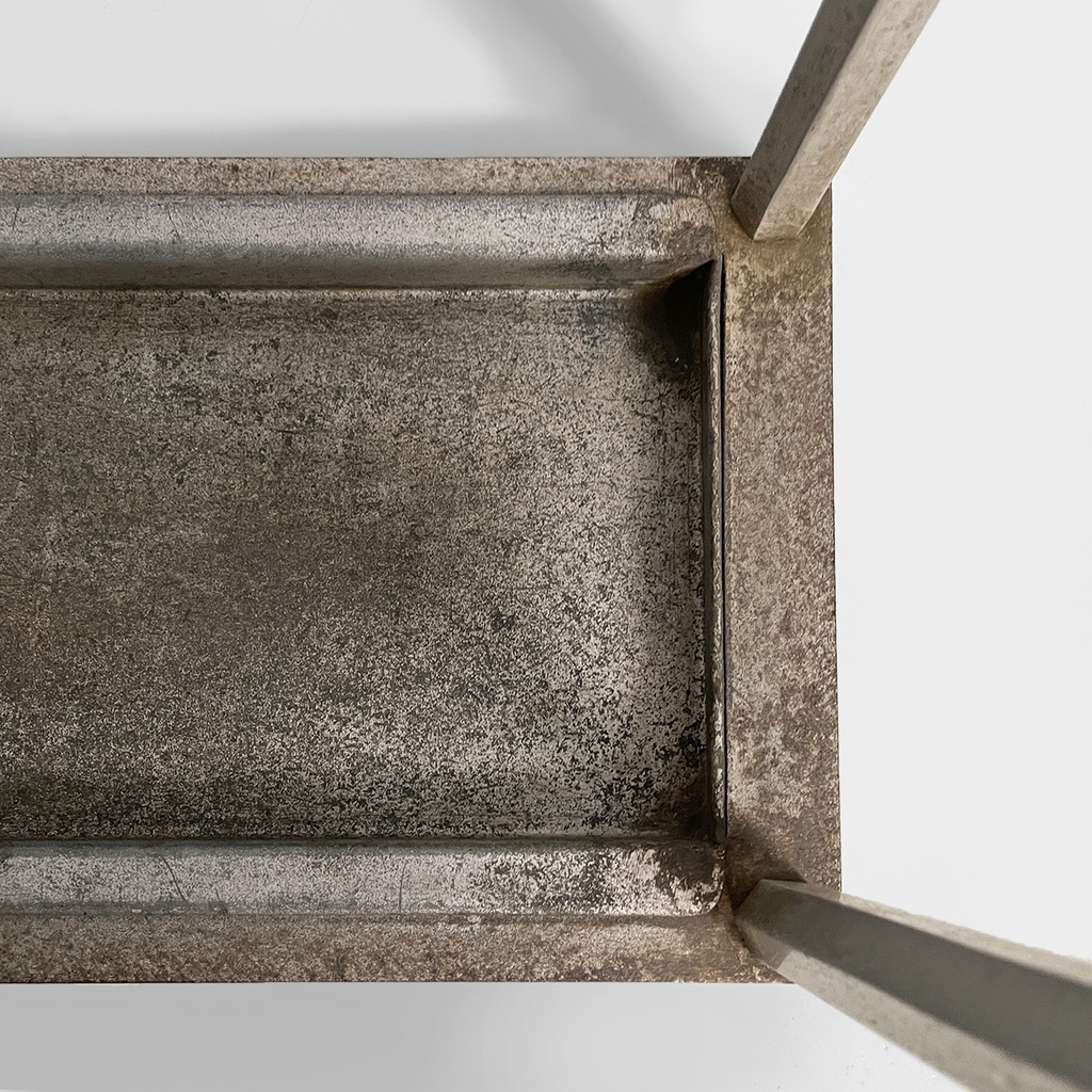 Portaombrelli in alluminio e ferro, 1950 ca.