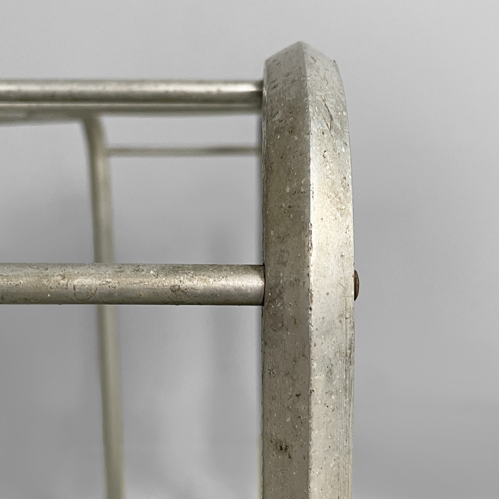 Portaombrelli in alluminio e ferro, 1950 ca.