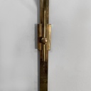 Portacandele in ottone e specchio, 1950 ca.