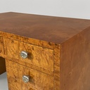 Scrivania in legno e acciaio, 1930 ca.