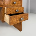Scrivania in legno e acciaio, 1930 ca.