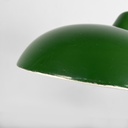 Lampada da tavolo in metallo verde, 1950 ca.
