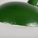 Lampada da tavolo in metallo verde, 1950 ca.