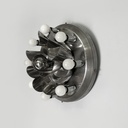 Applique in acciaio, 1970 ca.