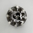 Applique in acciaio, 1970 ca.