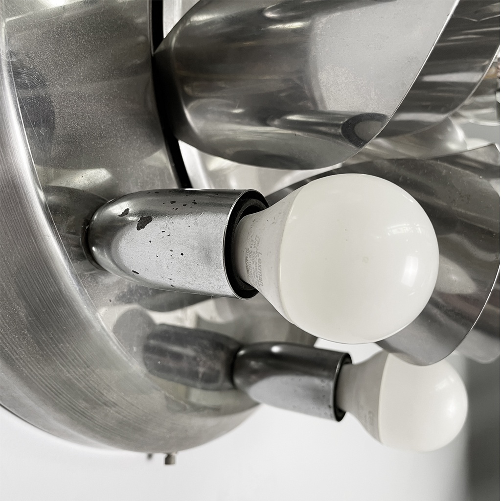 Applique in acciaio, 1970 ca.