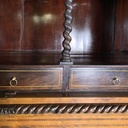 Credenza con specchi in legno tornito, 1930 ca.