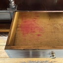 Credenza con specchi in legno tornito, 1930 ca.