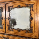 Credenza con specchi in legno tornito, 1930 ca.