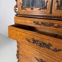 Credenza con specchi in legno tornito, 1930 ca.