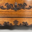 Credenza con specchi in legno tornito, 1930 ca.