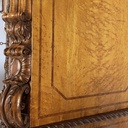 Credenza con specchi in legno tornito, 1930 ca.