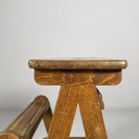 Sgabello scala in legno, 1930 ca.