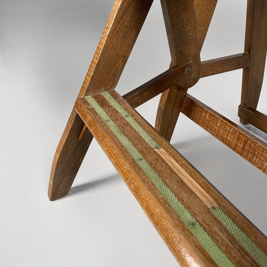 Sgabello scala in legno, 1930 ca.