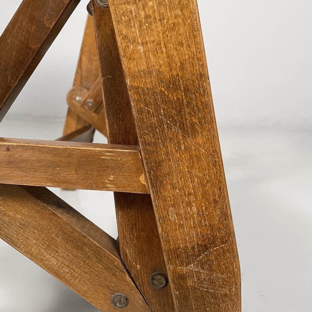 Sgabello scala in legno, 1930 ca.