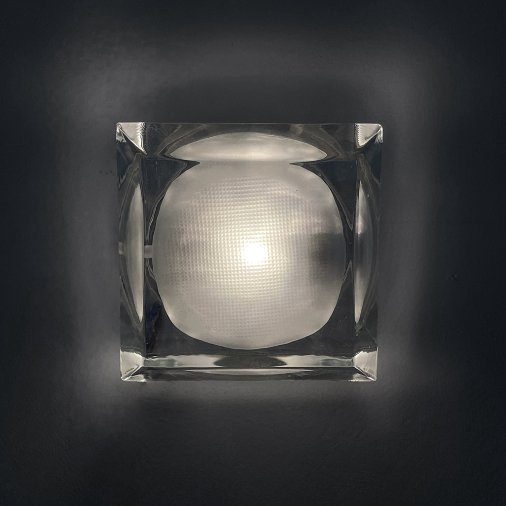 Applique in vetro, 1970 ca.