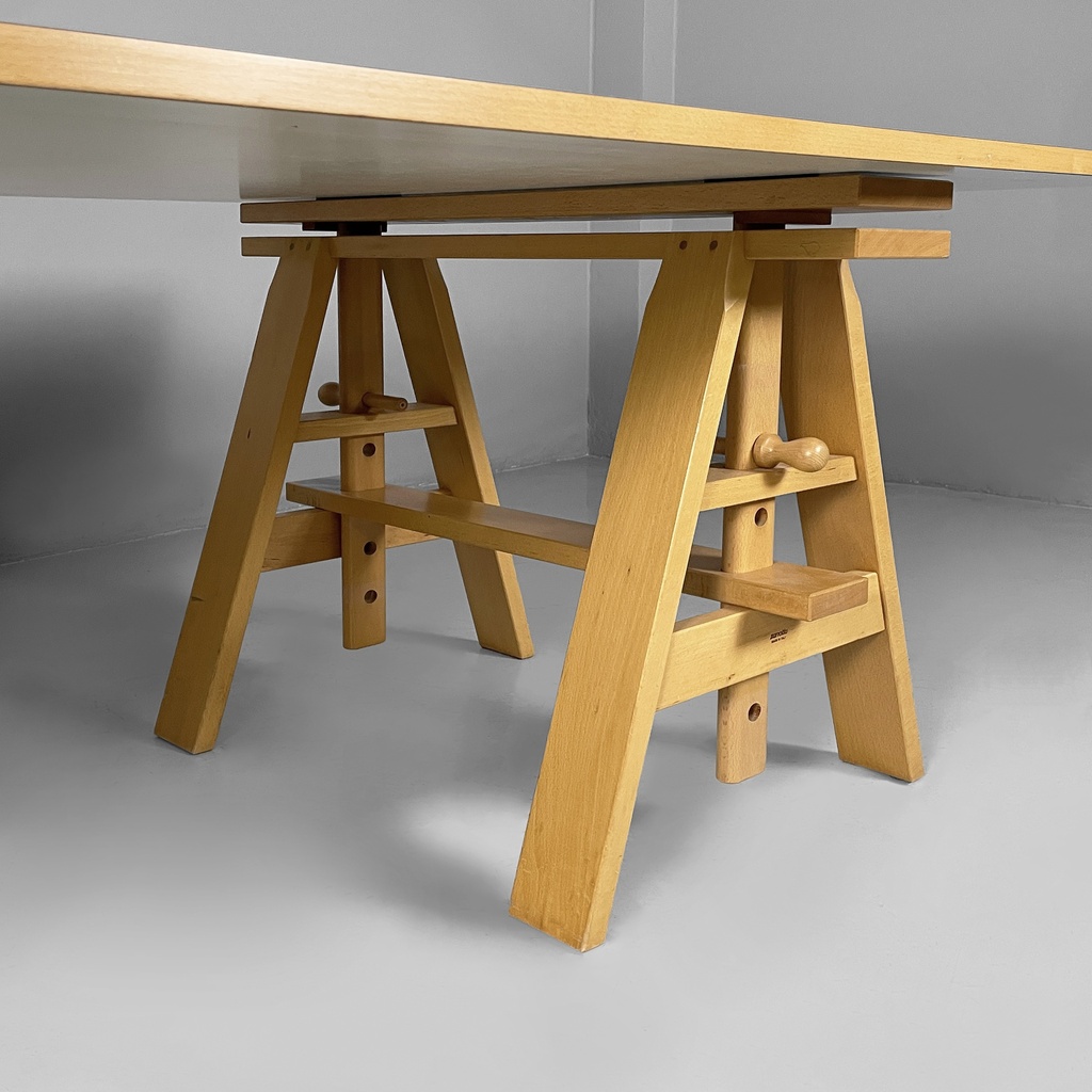 Scrivania Leonardo di Achille Castiglioni per Zanotta, 1970 ca.