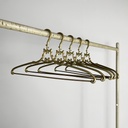 Appendiabiti in ottone, 1930 ca.