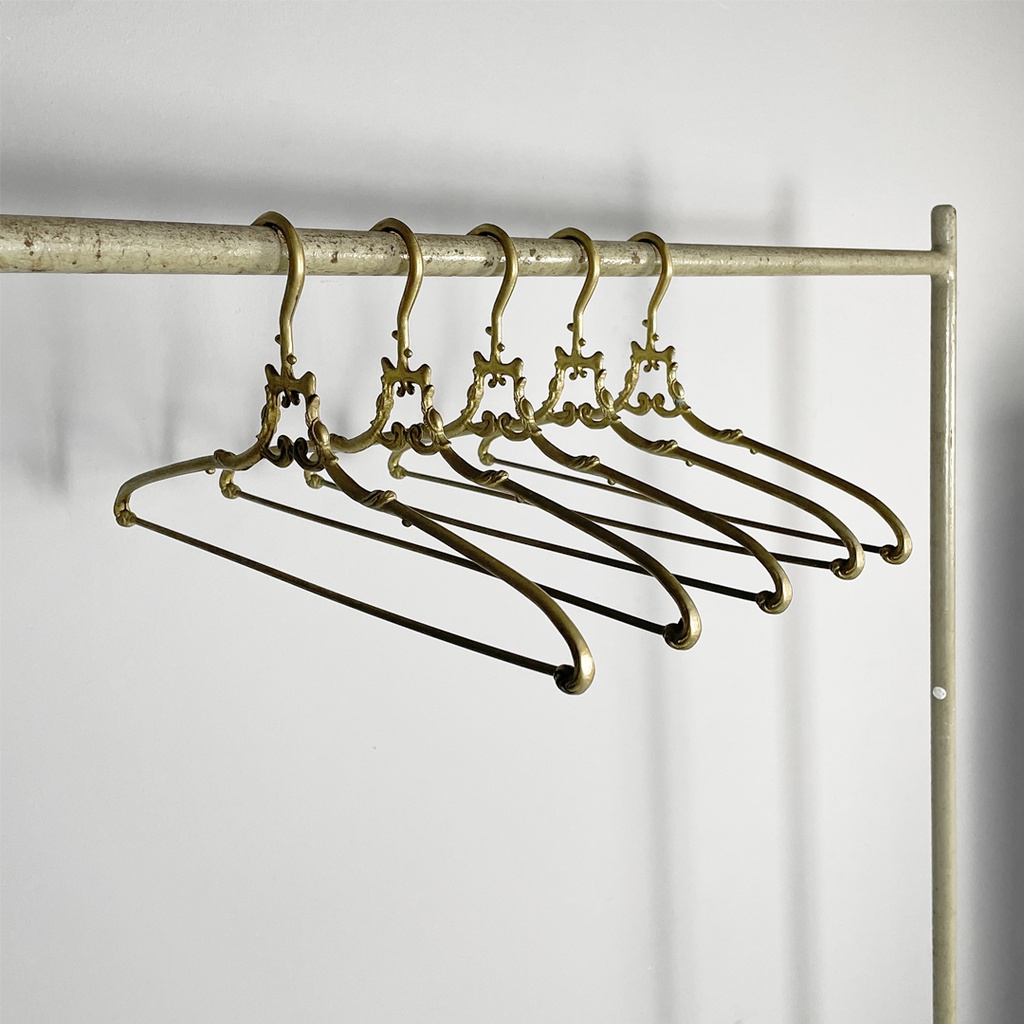 Appendiabiti in ottone, 1930 ca.