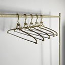 Appendiabiti in ottone, 1930 ca.