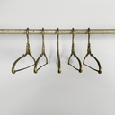 Appendiabiti in ottone, 1930 ca.