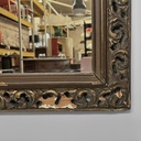 Specchio da parete in legno dorato, 1950 ca. 