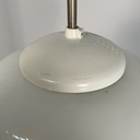 Lampadario in vetro opalino, 1970 ca.