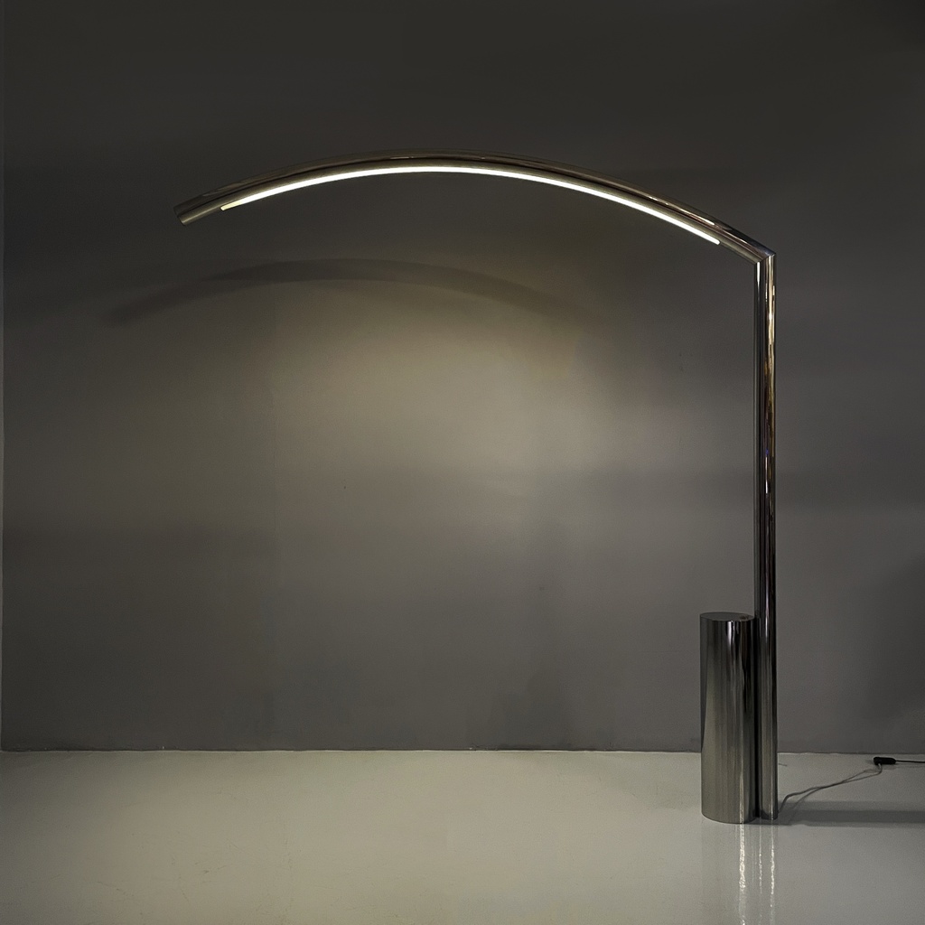 Lampada da terra Golden Gate di Nanda Vigo per Arredoluce, 1970 ca.