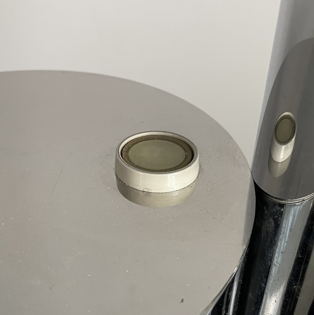 Lampada da terra Golden Gate di Nanda Vigo per Arredoluce, 1970 ca.